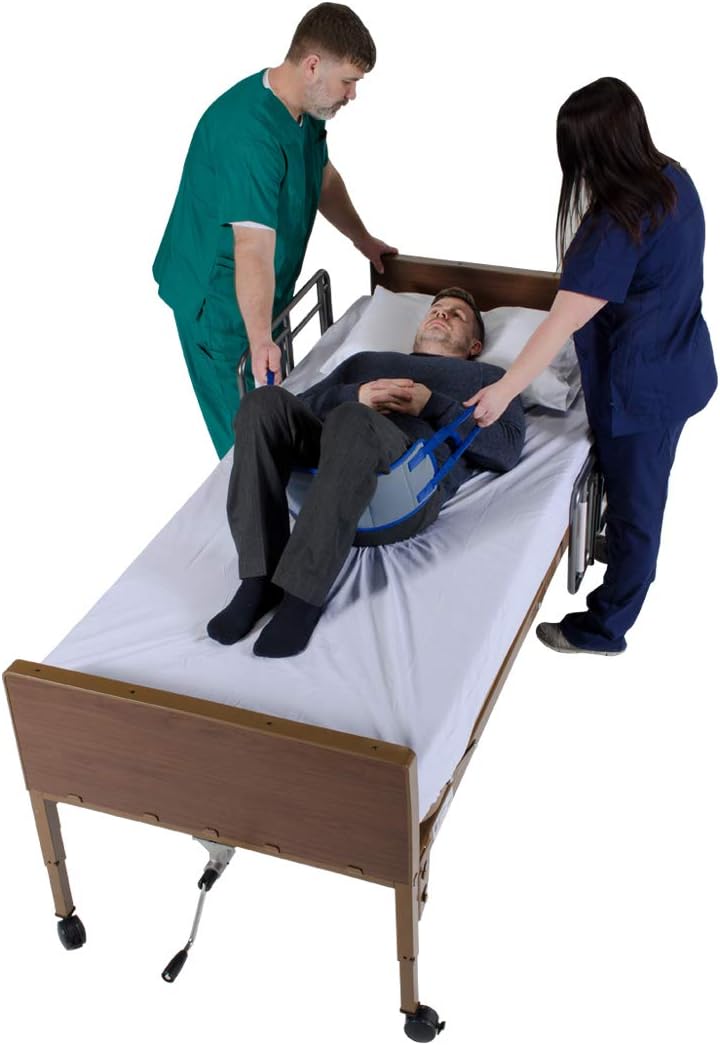 Transfer Sling - Moving Assist Hoist Gait Belt Harness Device with Heavy Duty 400lb Weight Capacity, Padded Handles