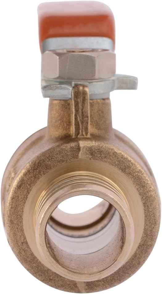 Sharkbite 22462LFA Brass Crimp Ball Valve, 3/4 Inch x 3/4 Inch