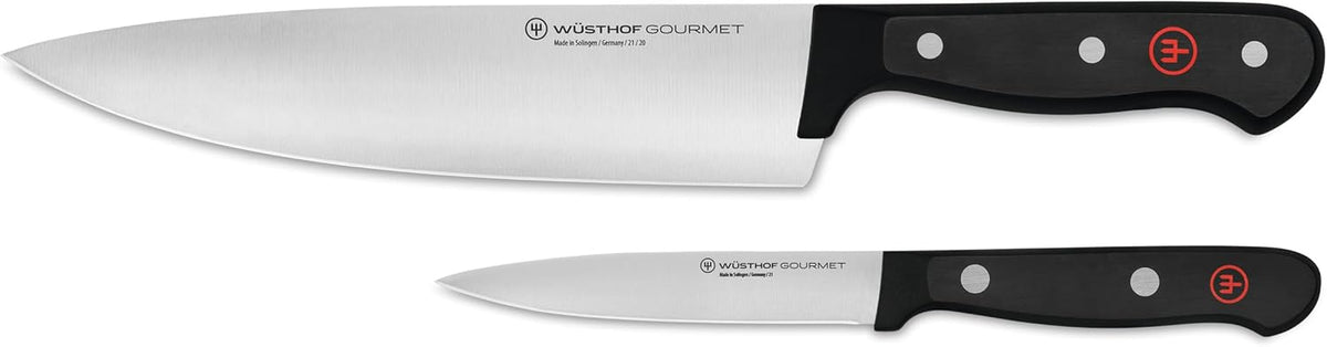 Gourmet 2-Piece Chef's Knife Set,Black