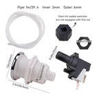 1 Set Pneumatic Switch for Garbage Disposal 16A On Off Push Button Switch for Bath Tub Spa Jetted Whirlpool Jet Set