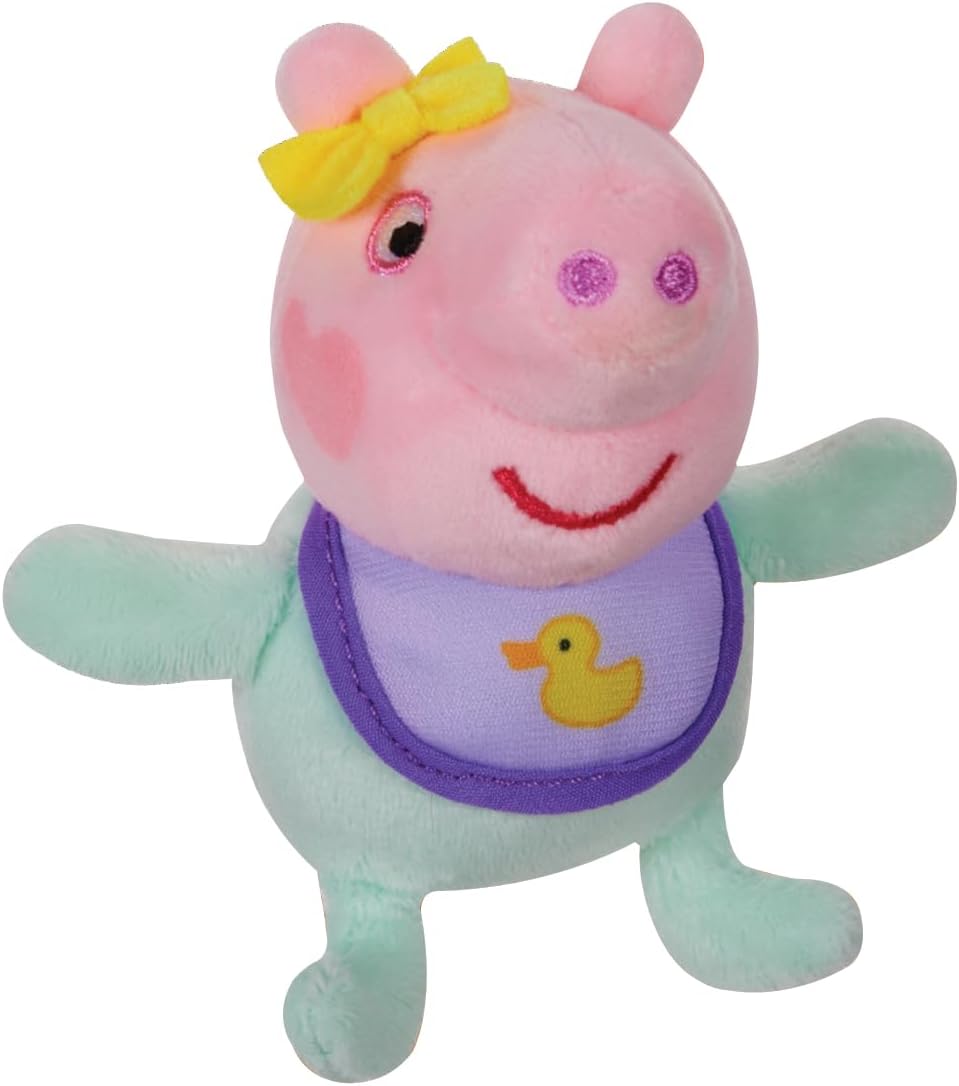 Plush 3 Piece Set - Peppa, George & Baby Evie - Super Soft Classic Plush Toy 18 Months +