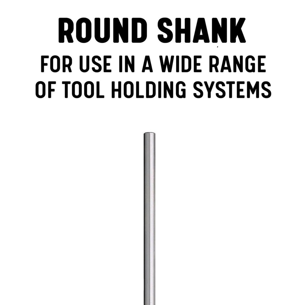 Drill America 3/4" High Speed Steel Straight Shank Spiral Flute Chucking Reamer, DWR Series
