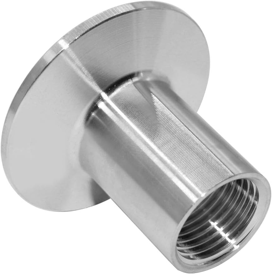 Beduan 1.5 Tri Clamp to 1/2 NPT Female 304 SS Sanitary Fitting
