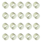 LEFITPA 20 Pack Replacement Central Vacuum 2" PVC Stop Coupling Fitting Used for Rough