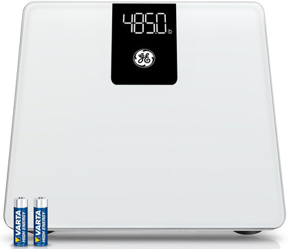 Bathroom Scale for Body Weight, Digital Weight Scales 500lbs Heavy Duty | High Capacity Body Measuring Device, High