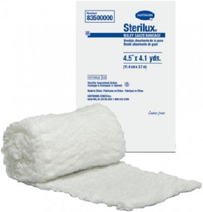 Bulky Gauze Bandage Roll 4.5" x 4.1 yards - Sold as a Pack of 10 each | Premium Material Construction