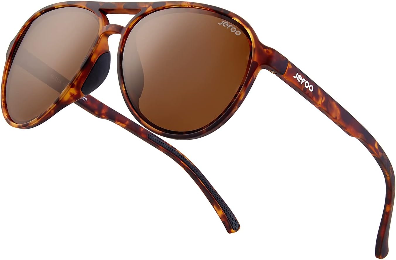 Polarized Aviator Sunglasses for Women Men Retro Trendy Sports Sunglasses for Outdoor UV400 Protection