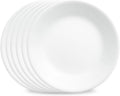 Winter Frost White 6-Piece 6.75-Inch Appetizer Plate Set