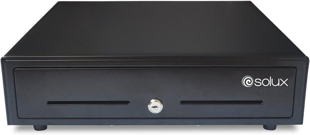 SX-CD-100-RJ POS System Cash Drawer Steel Heavy Duty, Black