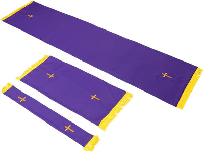 Reversible Parament Set Pulpit Scarf Cloth for Church Altar