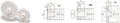 DS1-20, 1, 20 Tooth, Injection Molded Spur Gears