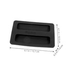 2pcs Silicone Toaster Cover Lid for Bread Machine, Black