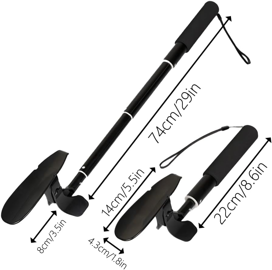 Sock Aid Device for Seniors, Adjustable Sock Helper with Built-in Shoe Horn, Travel-Friendly