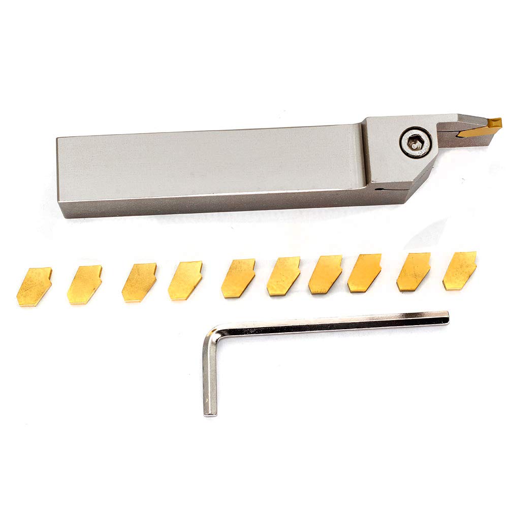OSCARBIDE 3/4" QA12R-30 Lathe Grooving Parting Holder 10 Inserts Right-Hand