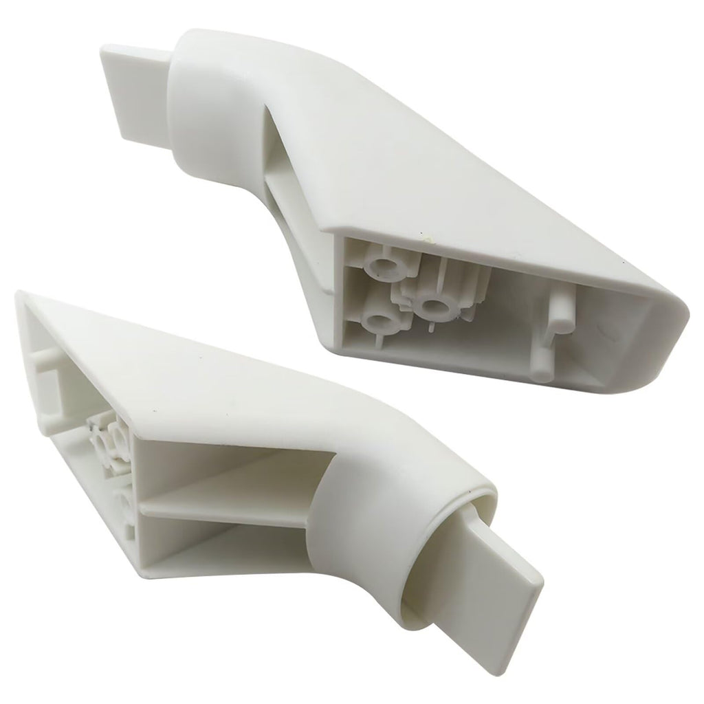 2 Pcs of WB7X7189 for GE Range Oven Door Handle White End Cap -White