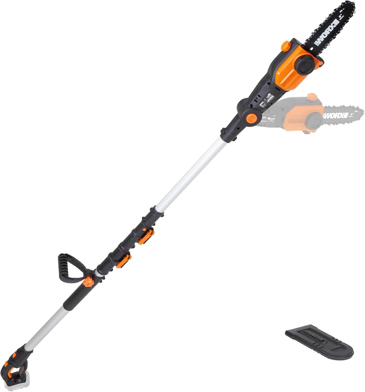 Cordless Pole Saw, 20V 8" Chainsaw, WG349.9 | Battery & Charger not Included, PowerShare, Up to 13.3 ft Reach; Weighs