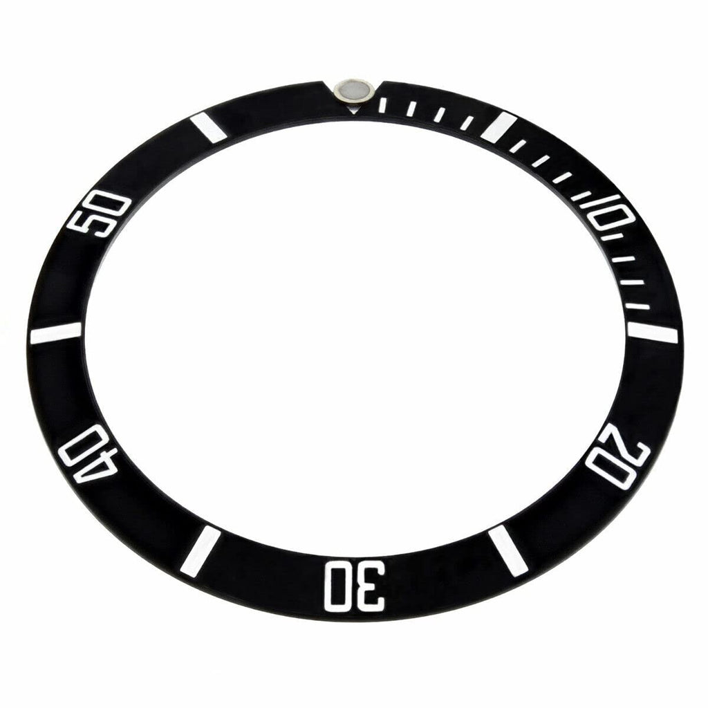 Replacement Bezel Insert Black Compatible With Watch 38.00mm x 30.50mm