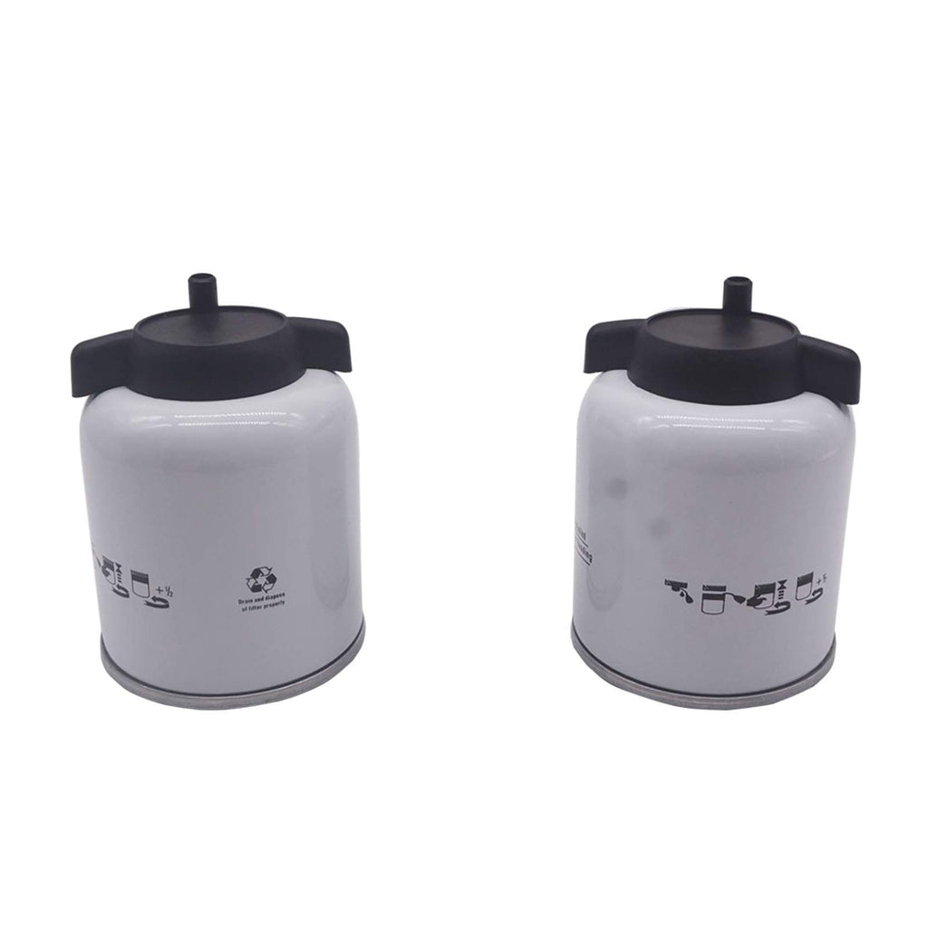 2 Pcs Fuel Filter with Water Separator Replacement for Bobcat 6667352