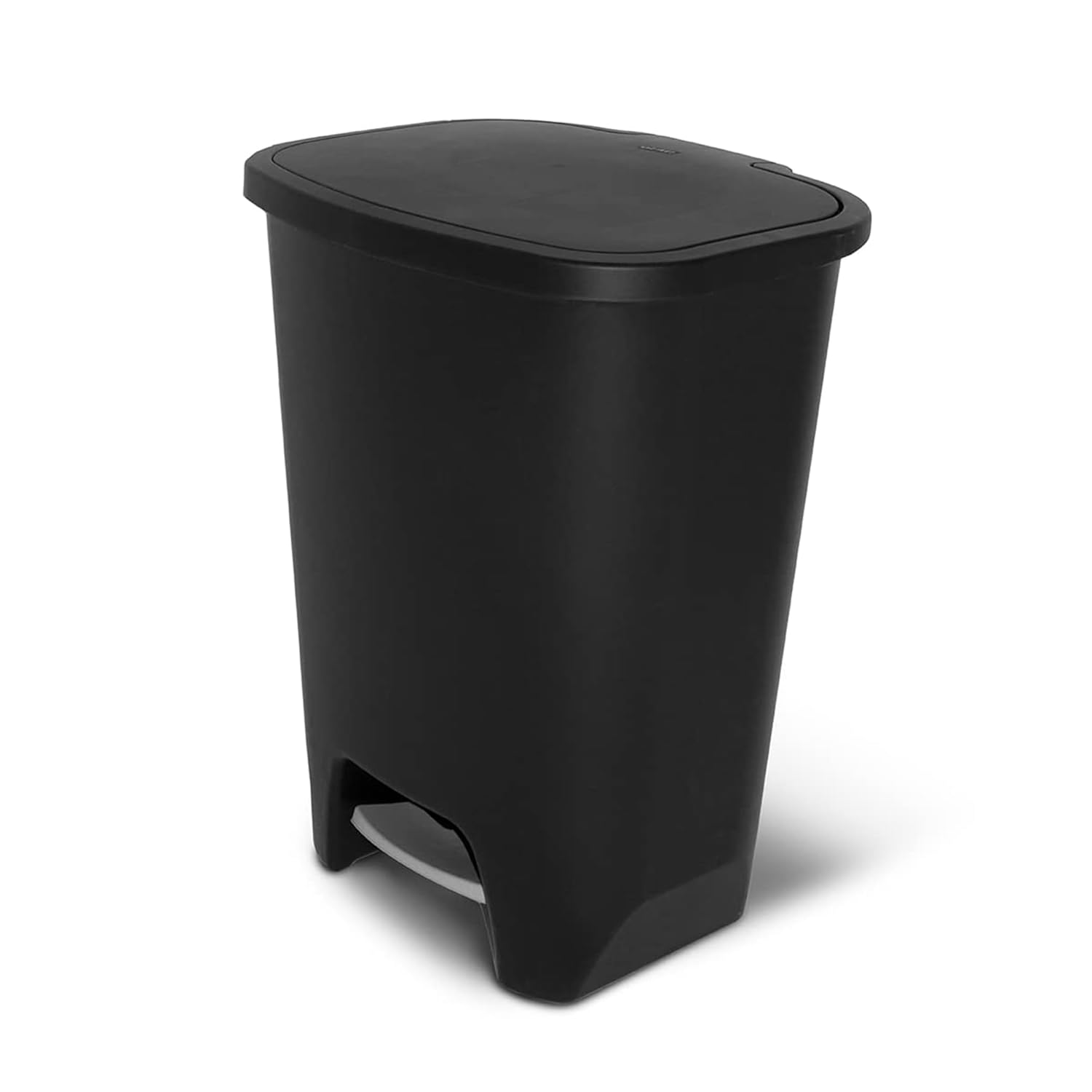 20 Gallon Trash Can with Clorox Odor Protection | Plastic Kitchen Waste Bin | Hands Free with Step On Foot Pedal and