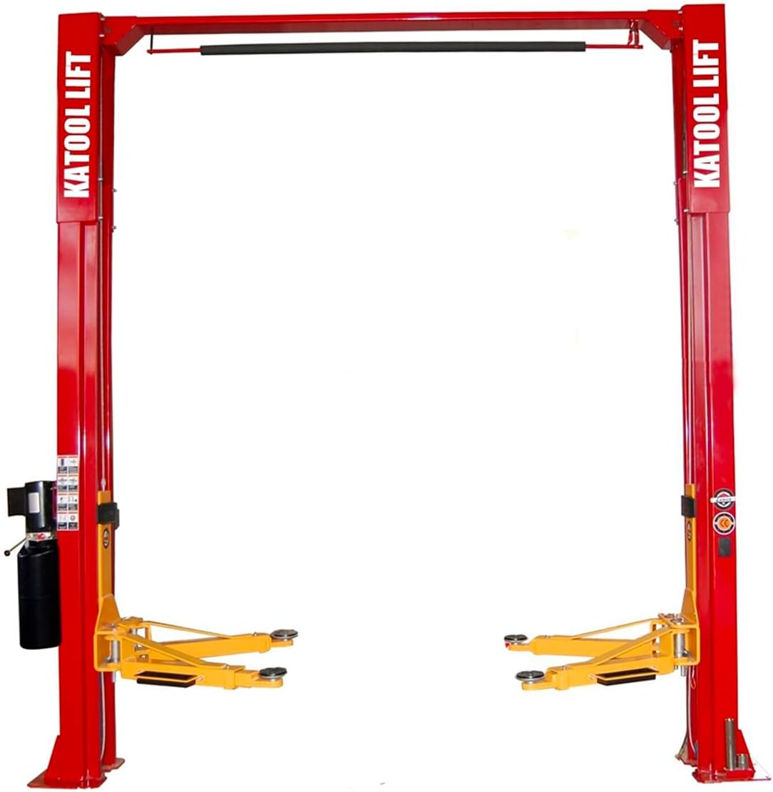 2 Post Lift 11000lbs Car Lift 220V Two Post Lift Auto Lifts 2 Post Auto Truck Clear Floor Hoist(KT-M110)