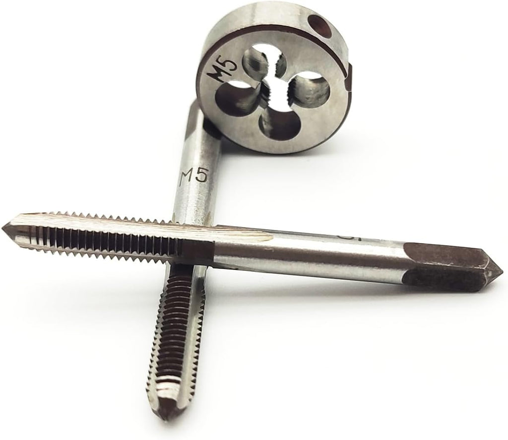 AtticZone M5 x 0.8 Metric Hand Thread Tap and Die Set, Right Hand