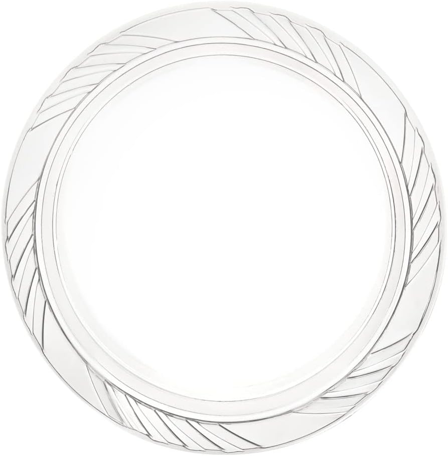6 Inch Clear Plastic Dessert Plates Set 200 Bulk Pack Disposable