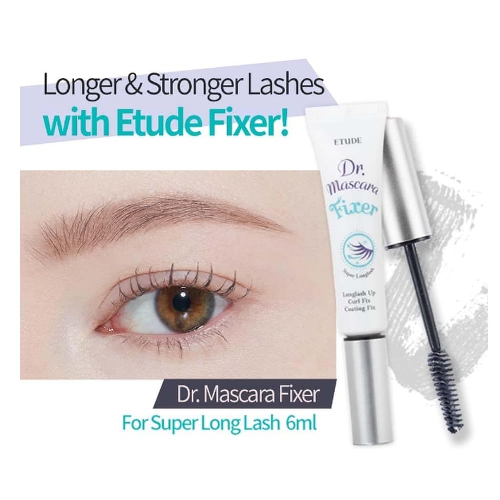 Dr. Mascara Fixer and Primer, Lengthening, Smudge-Proof, 0.203 fl oz
