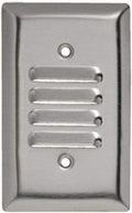 Legrand Pass & Seymour SS771 Stainless Steel Type 302/304 Wall Plate, 1 Gang, One Vertical Louvered Opening, Stainless (1 Count)