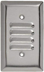 Legrand Pass & Seymour SS771 Stainless Steel Type 302/304 Wall Plate, 1 Gang, One Vertical Louvered Opening, Stainless (1 Count)