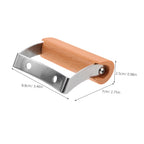 Beige Wooden Pot Side Handles Replacement 2pcs for Cookware