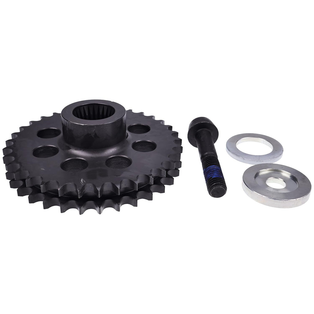 WQSING Drag Specialties Solid Compensator Sprocket 34T Kit 1120-0390