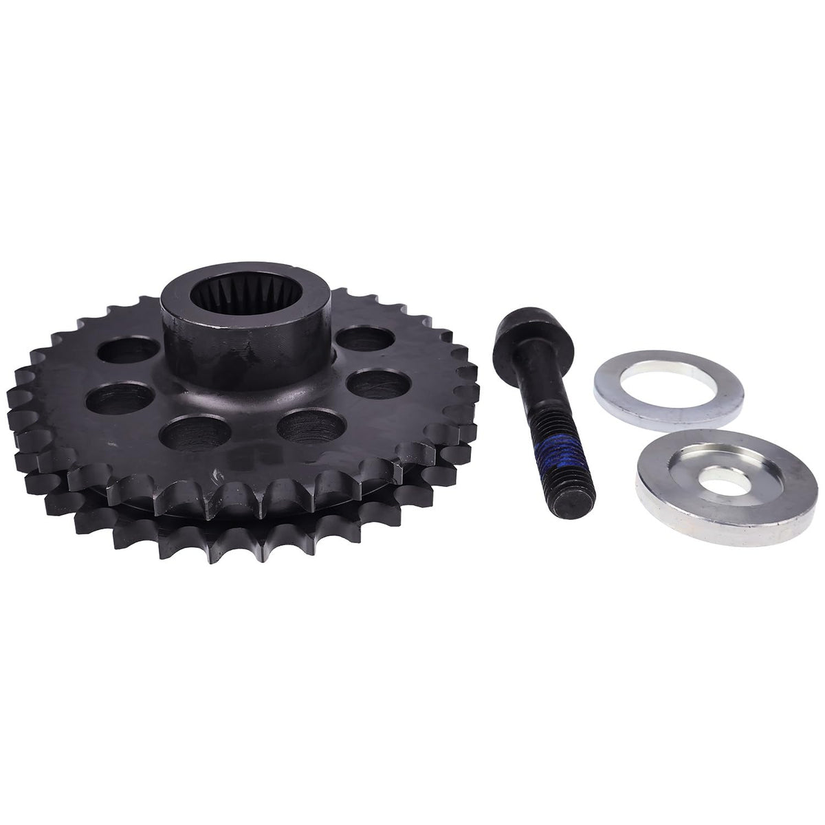 WQSING Drag Specialties Solid Compensator Sprocket 34T Kit 1120-0390