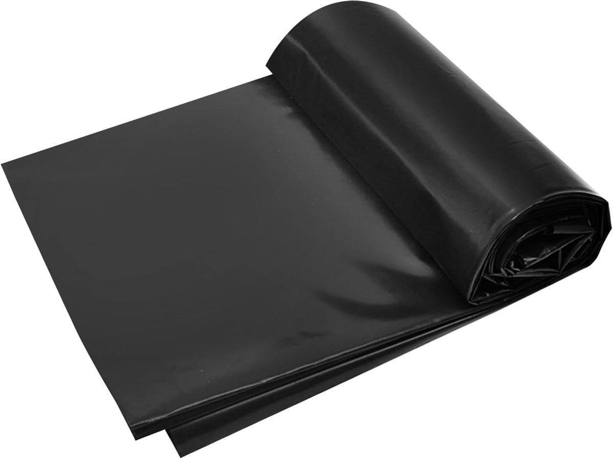 10 x 10 FT Pond Liner, 20 Mil HDPE Pond Liners for Outdoor Ponds