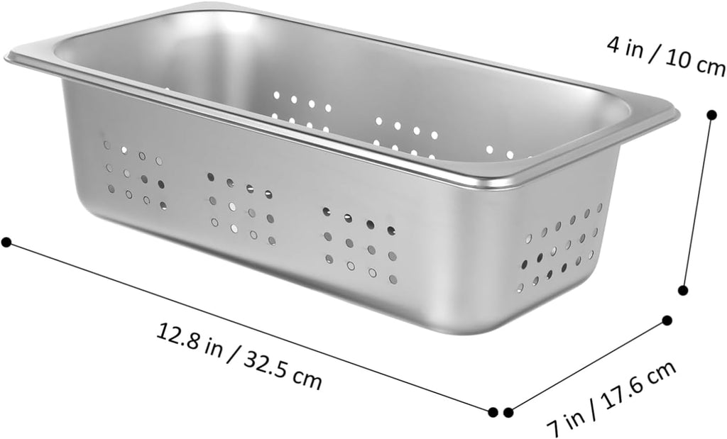Hotel Pan Perforated Steam Pan Stainless Steel