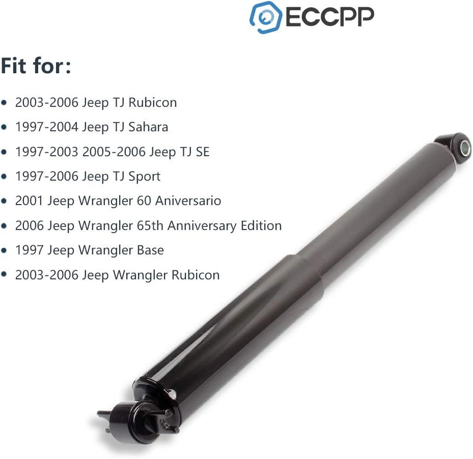 ECCPP Rear Shocks Absorbers for Jeep TJ, for Jeep Wrangler 1997-2006