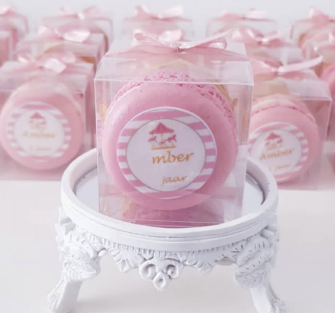 100 Pack Bulk 2x2x2 Inch Clear Gift Boxes Macaron Boxes Small Chocolate Bomb Boxes Birthday Wedding Party Favor Boxes