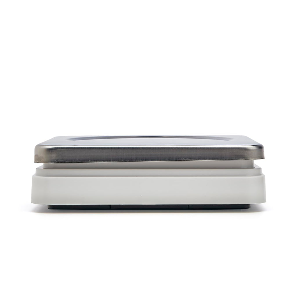 Portable Digital Kitchen Scale 22 lb. Capacity, Backlit Easy-to-Read Display, White - Perfect for Precise Portion