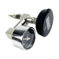 Compatible for E61 Semi-Automatic Espresso Machine, Brewing Head Pressure Gauge Thermometer Modification Accessories(Black)