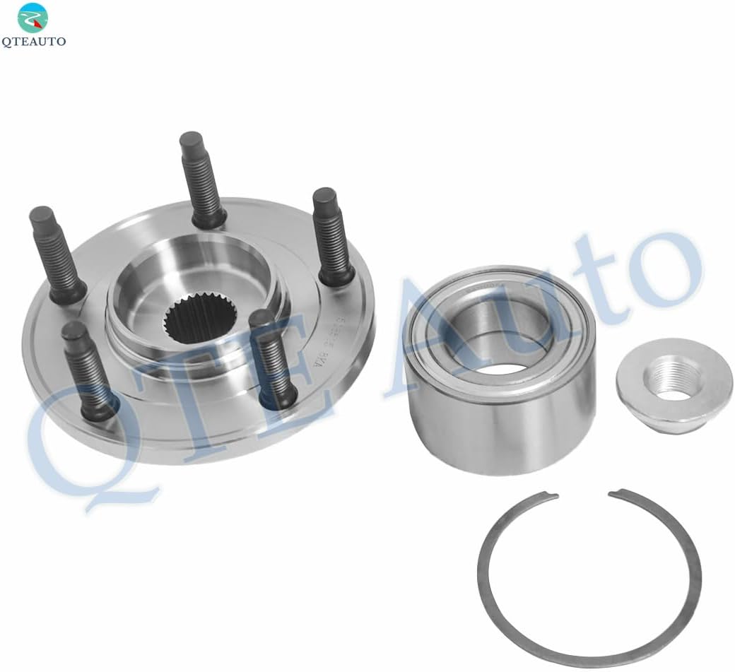 PM Auto Pair of 2 Front Wheel Hub Bearing Assembly Compatible with 2001-2012 Ford Escape
