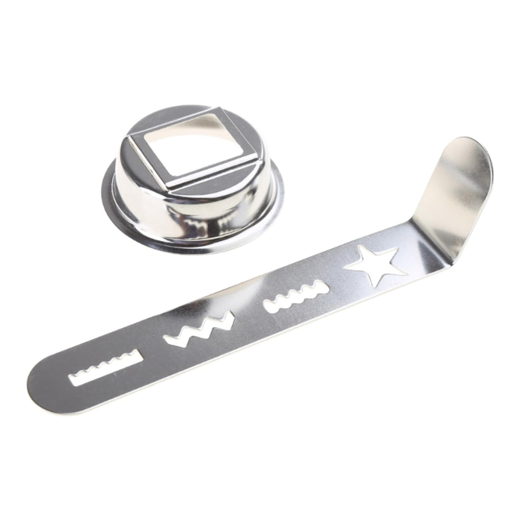 HEYXI Cookie Maker Attachment Pastry Attachment Meat Grinder Attachment Stainless Steel Biscuit Mold Dough for Cookie