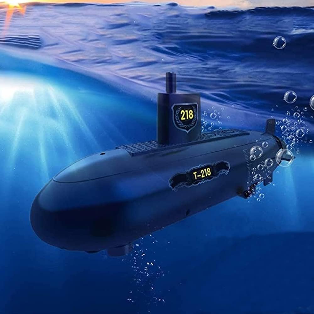 Mini RC Submarine, 2.4GHz Remote Control Boat, 6 Channels DIY Under Water Ship RC Boat