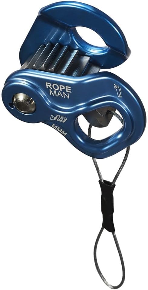 Ropeman 1 Ascender | Forged Sideplates, Strong, Lightweight Rope Clamp for Climbing, Hunting, & Rigging