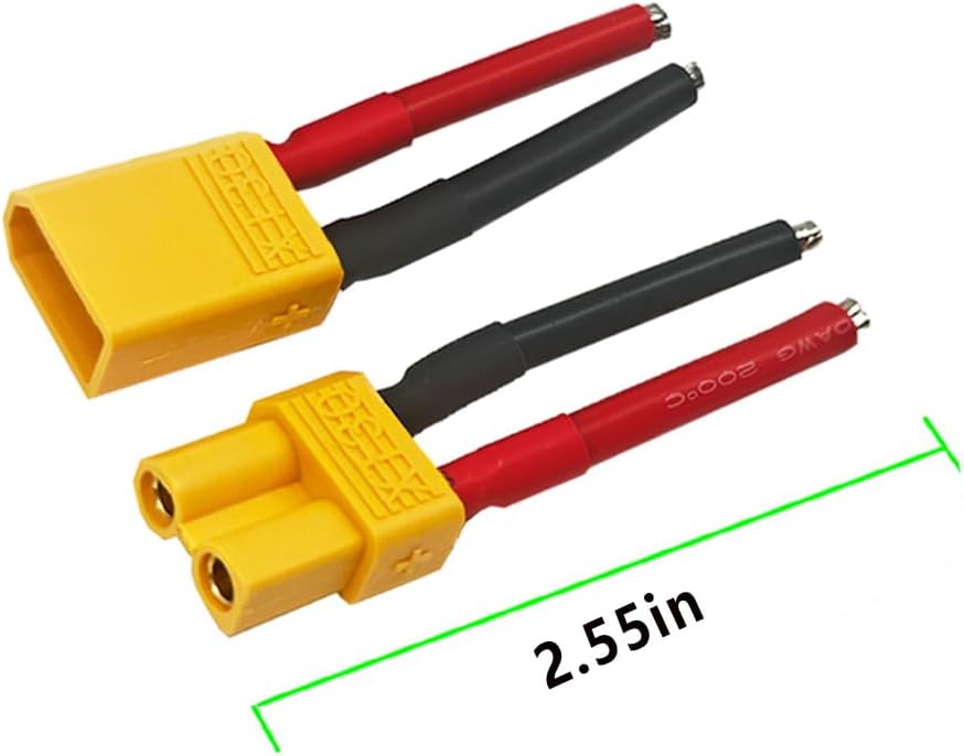 3 Pairs XT30 Pigtail,XT30 Wire XT30 Plug Male and Female Connector