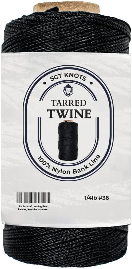Tarred Twine, Bank Line Bushcraft & Netting #36-1/4 lb (120 ft)