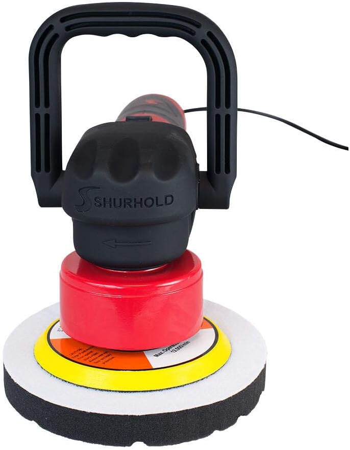 Dual Action Polisher Buffing Tool for Boat, RV & Auto Detailing, Variable Speed, Ergonomic Grip