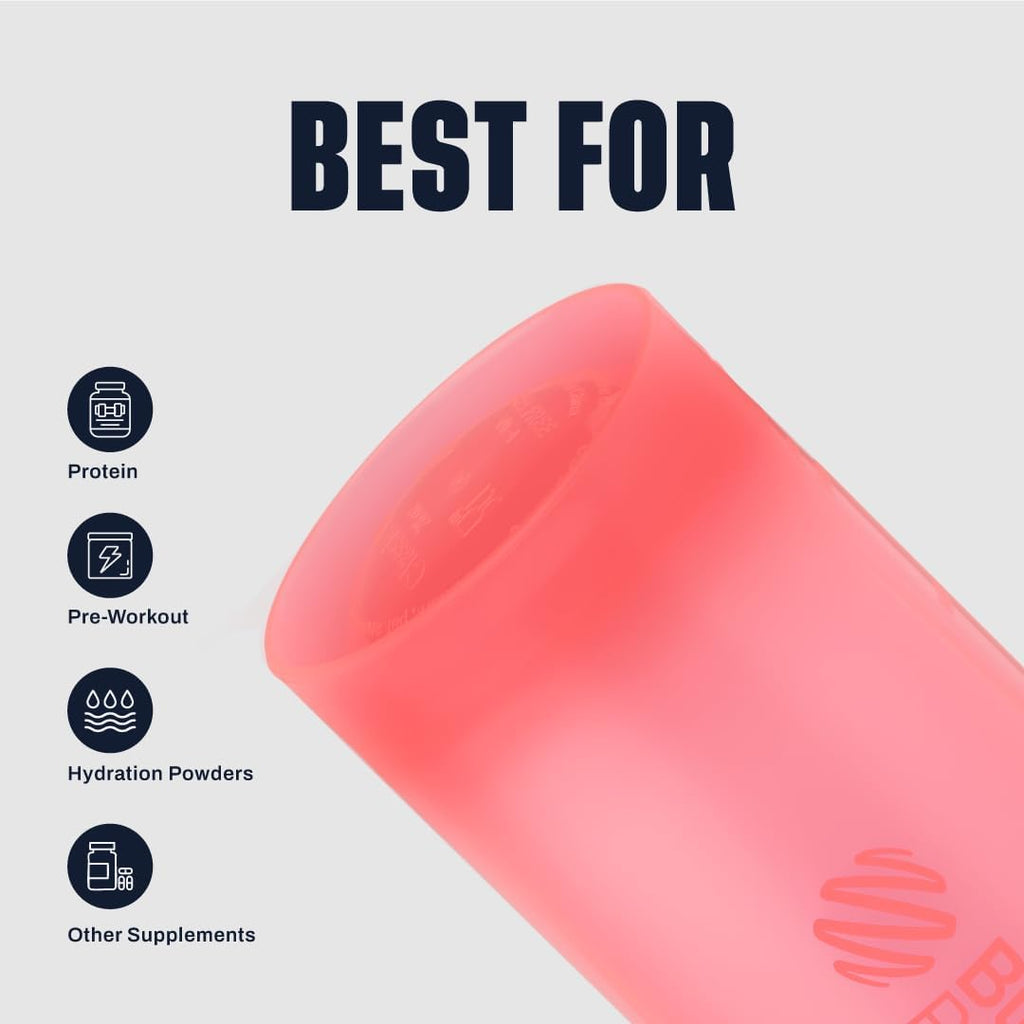 Classic V2 Plastic Shaker Bottle 20 oz Light Pink