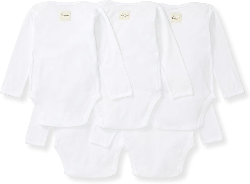 Unisex Bodysuits, Short Sleeve Organic Sleepwear, 5-Pack