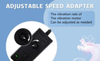 24V DC Motor 3800rpm Strong Vibration Industry Mini Motor with Sturdy Plastic Shell for Massage Bed Chair Medical Instruments (24V Motor+Power)