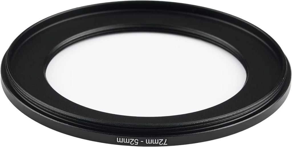 77mm to 52mm Step Down Ring Filter Adapter Applicable to All Brands of UV ND CPL Filter (77mm-52mm)