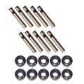 RAParts 10 Bucket Tooth Pin 9J-2308 & 10 Retainer 8E-6259 Fits CAT J300 Teeth & Adapters